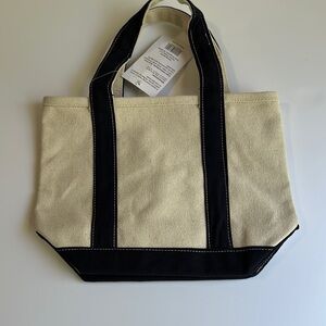 Stylish Black and Cream Tote Bag